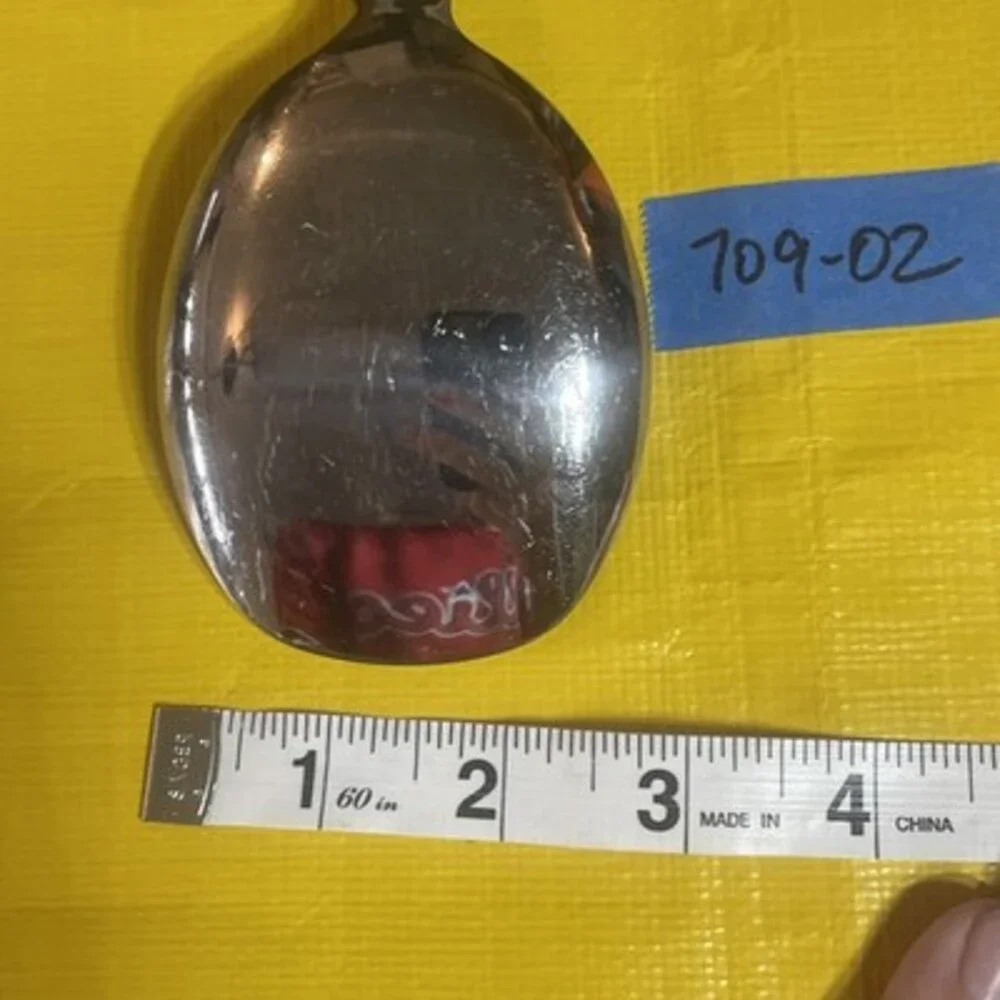 Williams-Sonoma 18/10 Stainless Steel Solid Serving Spoon Cutout Hanging Handle